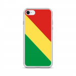 Coque T&eacute;lephone Drapeau r&eacute;publique du Congo &ndash; iPhone 8