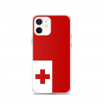 Coque &ndash; PIXELFORMA &ndash; iPhone 12 &ndash; Drapeau des Tonga &ndash; t&auml;ielik kaitse &ndash; Souple