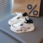 Labubu t&uuml;drukute v&auml;ikesed valged kingad 2025 s&uuml;gis uus laste spordijalatsid naiste aare keskmiste ja vanemate laste lauajalatsid vabaajajalatsid trend 30 must