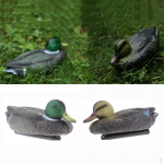 1 Pair Artificial Floating Male Duck Mallard Hunting Decoy Pool garden and home Decor