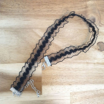 Naiste pitsist choker kaelakee, peokaelakee, &uuml;rituse kaelakee, must kaelakee, must choker moekaelakee