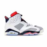 Air Jordan 6 Retro Tinker Meeste Tossud Punane Valge Infrared-23-Neutral-Hall-Valge-Sail 384664-104 43