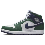 Air Jordan 1 Mid SE Noble Green Naiste tossud Valge Kesk&ouml;&ouml;sinine DZ5326-300 38.5