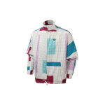 Adidas Originals Trefoil ruuduline vabaaja tuulejope meeste rahvusvaheline suurus &uuml;ler&otilde;ivad valge ED5511 XL