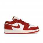 Air Jordan 1 Low SE GS Dune Red Laste tossud Valge Lobster Sail FJ3465-160 36