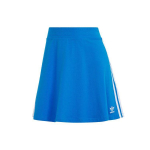 Adidas Originals Adicolor Klassikaline Kolme Triibu V&auml;rviplokk Mustriga Elastsed V&ouml;&ouml;kohaga Vabaaja Seelik Naiste Seelikud Sinine IP0704 S