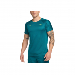 Nike Rafa Challenger Dri-FIT &Uuml;hev&auml;rviline Logotr&uuml;kiga &Uuml;mmarguse Kaelusega Pullover L&uuml;hikeste Varrukatega Tennises&auml;rk Meeste Topid Maapruun Sinine Volt DV2887-381 M