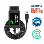 Fordi jaoks FORscan USB OBD2 ELM327 V1.5 l&uuml;litiga CH340 PIC18F25K80 kiip Forscan FoCCCus HS CAN ja MS CAN Autodiagnostika t&ouml;&ouml;riist must