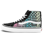Vans Sk8 ruuduline vabaaja k&otilde;rge s&auml;&auml;rega rulaketsid unisex tossud mitmev&auml;rviline-gradient VN0A4UWN42K 37