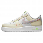 Nike Air Force 1 '07 LV8 'Just Stitch It White Shade Green' Tossud FB1852-111 38.5