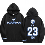 Vanaaegse graafikaga tr&uuml;kk Stray Kids kapuutsiga pusa naistele meestele vabaaja hiphop t&auml;navariided pikkade varrukatega fliisist pullover unisex dressipluusid XS