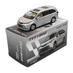 1/64 Toyota Sienna MPV Sulamist Auto Valatud M&auml;nguautod & M&auml;ngus&otilde;idukid Automaali Mudel Miniatuurne M&otilde;&otilde;tkava Mudelauto Lastele valge