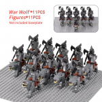 MOC Keskaja lotr Figuurid Ork S&otilde;durid R&ouml;&ouml;vel Vargr Hunt Elevant Ratsu R&uuml;&uuml;tlid Ehitusklotsid Klotsid M&auml;nguasjad lastele kingitused