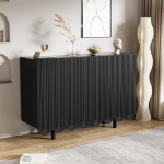 Buffet - MUVOE - Goutte - Pehmelt sulguvad hinged - Kvaliteetne puit - Moodne disain