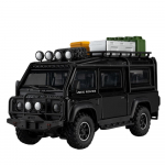 Alusega 1/32 Land Rover Defender Maastikuauto Valatud Metallist Matkaauto Mudel Laste M&auml;nguauto Poisi Kingitus Kaunistused must