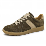 Moodne seemisnahast vabaajajalats libisemiskindel mugav meeste tossud k&otilde;ndimiseks disainer meeste Tenis Masculino mitmek&uuml;lgne vabaaja jalats mehele 39 khaki