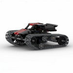 MOC 4WD Roomik Monster Tank Kiire Buggy Mootor Maastiku Risti Ekskavaator &Scaron;assii APP Kaugjuhtimispuldiga Ehitusplokkide S&otilde;iduk
