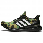 Adidas A Bathing Ape X Adidas UltraBoost 4.0 'Roheline Kamuflaaž' Tossud F35097 40⅔