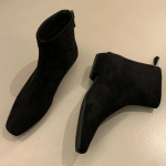 Naiste Poolsaapad Seemisnahast Soe kandiline varvas nahk Lumi br&auml;nd Palus puuvillased kingad Trend Chelsea madalad kontsad Mood hubane Botas Mujer 35