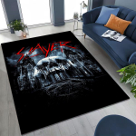 2026 Slayer Heavy Metal Rock Band Kolju Kunsti Vaip Vaip Magamistoa Elutoa Diivani Kodu Uksemati Kaunistus, Suur Libisemisvastane P&otilde;randamatt 40x60cm( 15x23in )