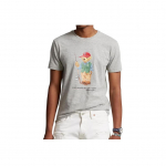 Polo Ralph Lauren Polo Bear Kirjalogo Prindi Slim Fit L&uuml;hikeste Varrukatega T-s&auml;rk Meeste Topid Hall 710833459027 S