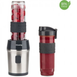 Mini blender - H.KOENIG - SMOO9 - 300 W - 570 ml - Noir - 2 gourdes incluses - Sans BPA hall