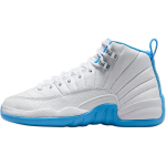 Air Jordan 12 Retro GS Melo 2025 Laste tossud Valge University-Blue Metallik-H&otilde;be 153265-112 40