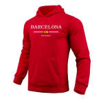 Barcelona Moe Kapuutsiga Dressipluusid Meestele K&otilde;ik Hooajad Igap&auml;evane Vabaaja Spordi Kapuutsiga Dressipluusid Mehelik Kodu V&auml;lisriigi Mugavus Moe Pullover S