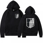 Uus Anime mehe Huppar Hupparid mehed Streetwear Pullover Harajuku Shingeki no Kyojin Huppar Dressipluus R&otilde;ivad MOTO S