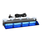 H&auml;daabi Strobe Tuled Ohutustuled 16 LED Vilkuvad Hoiatusoht Tuuleklaasi Visiir Liiklustuled Veoautodele sinine