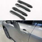 for Lexus NX 2022 Door Grab Handle Shell Decoration Trim Cover Decal Sticker Car Exterior Accessories Styling ABS Carbon Carbon Fiber Look