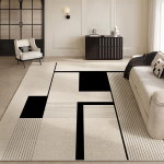 Skandinaavialik Minimalistlik Stiil Jooneaistingeline Abstraktne Vaip Elutoa Magamistoa Vaip Diivani Suur Vaip Kodu Kaunistamine 120X160CM (3.9X5.3FT