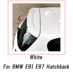 2004-2012 BMW 1. seeria luukp&auml;ra E81 E87 116i 120i 118i jaoks, tagumise pakiruumi kaane katusespoileri tiiva must s&uuml;siniku h&auml;&auml;lestus valge