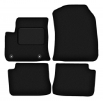 Dywaniki samochodowe welurowe czarne do: Peugeot 2008 II Elektro crossover (2019-)