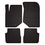 Dywaniki samochodowe gumowe do: Peugeot 208 II hatchback (2019-) - czarne, dopasowane