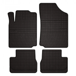Dywaniki samochodowe gumowe do: Citroen C2 hatchback (2003-2009) - czarne, dopasowane