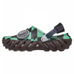 Demon Slayer x Crocs libisemiskindlad ja kulumiskindlad augudega kingad meestele ja naistele rohelises ja mustas 38-39