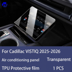 For Cadillac VlSTIQ 2025-2026 Car interior center console protective sticker interior decorative strip TPU protective sticker Left-hand drive puhas