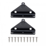 10MM Ball Stud Mounting Bracket for Universal Gas Spring Struts Lift Support Shock Prop Steel 2 pack 4 pack BLACK 2PCS