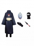 Uchiha Obito Akatsuki N&otilde;id Ninja Mask Anime Cosplay Kost&uuml;&uuml;m 155 cm