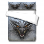 Idamaine Draakon Voodikatte Komplekt King Queen Double Full Twin &Uuml;heinimese Suurus Voodipesukomplekt EU Single(135*200cm)3pcs