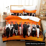 Maailm Ep.Fin Will Ateez Voodipesu Komplekt 3D Prinditud Sobib Magamistuppa Tekikoti Komplekt Padjap&uuml;&uuml;ridega Lastele Kodu Tekstiil EU Double(200*200cm)3pcs