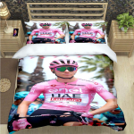 Moodne M&auml;giratta TTadej Pogacar Prindiga Voodipesukomplekt Vooditarvete Komplekt Tekikott Vooditekkide Komplekt Voodipesukomplekt Luksuslik Kingitus EU Single(135*200cm)3pcs