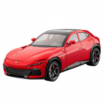 1/22 Ferrari Purosangue maastur sulamist auto valuvormitud ja m&auml;nguautod metallist m&auml;nguautode mudel heli ja valgusega kollektsioon laste m&auml;nguasi punane