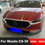Mazda CX30 CX-30   2024 Kroomitud Auto Esikatte Mootorikatte Liist &Uuml;lemise iluv&otilde;re Liist Tarvikud
