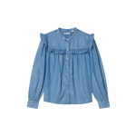 Levis Standard Sweet Cool Ruffle Denim S&auml;rk Naiste topid A8688-0021 S gray