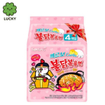Samyang Buldak Kuum Kana Ramen 3 Maitset (Roosa / Juustu / Carbonara) 140g | Korea v&uuml;rtsikad praetud nuudlid Carbonara