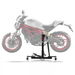 L&egrave;ve moto centrale - ConStands Power-Evo - Compatible Ducati Monster 797 - Capacit&eacute; 300 kg - L&eacute;ger 17 kg