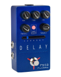 FLAMMA FS03 Stereo Digitaalne Viivituspedaal 6 Salvestatava Koputuse ja Funktsiooniga 80-Sekundiline Looper, Efektid, Eelseadistused, Tempo, Trail-On (Sinine)