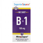 Superior Source, B-1, 100 mg, 100 kiiresti lahustuvat tabletti